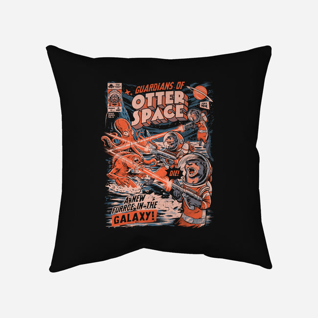 Guardians Of Otter Space-None-Removable Cover w Insert-Throw Pillow-eduely