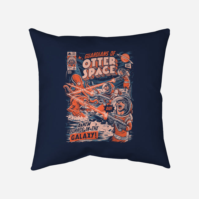 Guardians Of Otter Space-None-Removable Cover w Insert-Throw Pillow-eduely