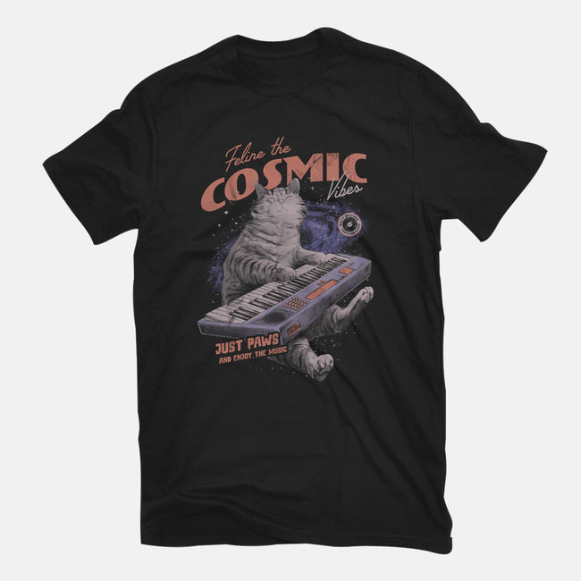 Cosmic Vibes-Mens-Basic-Tee-eduely