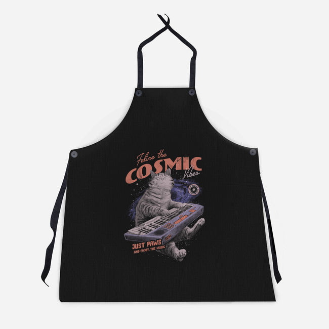 Cosmic Vibes-Unisex-Kitchen-Apron-eduely