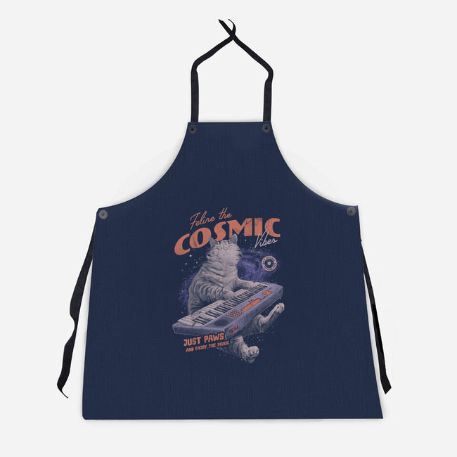 Cosmic Vibes-Unisex-Kitchen-Apron-eduely