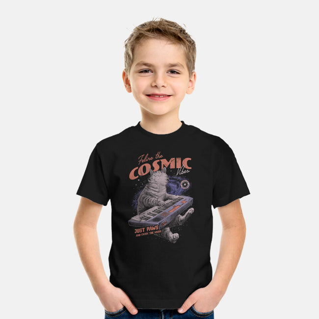Cosmic Vibes-Youth-Basic-Tee-eduely
