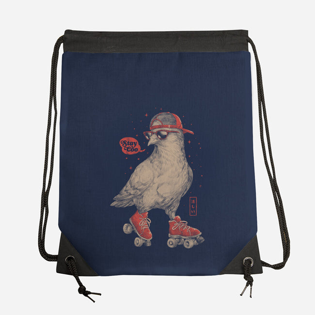 Stay Coo-None-Drawstring-Bag-eduely