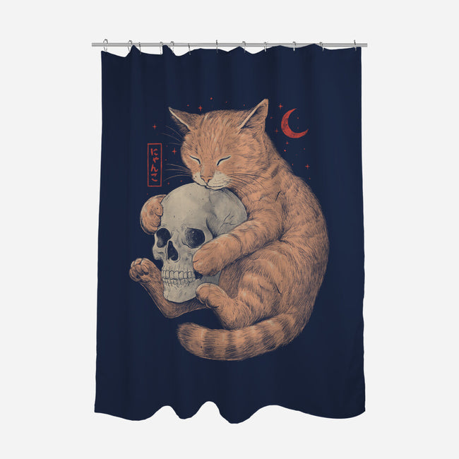 Till Death Do Us Purr-None-Polyester-Shower Curtain-eduely