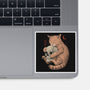 Till Death Do Us Purr-None-Glossy-Sticker-eduely