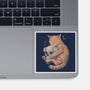 Till Death Do Us Purr-None-Glossy-Sticker-eduely