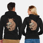 Till Death Do Us Purr-Unisex-Zip-Up-Sweatshirt-eduely