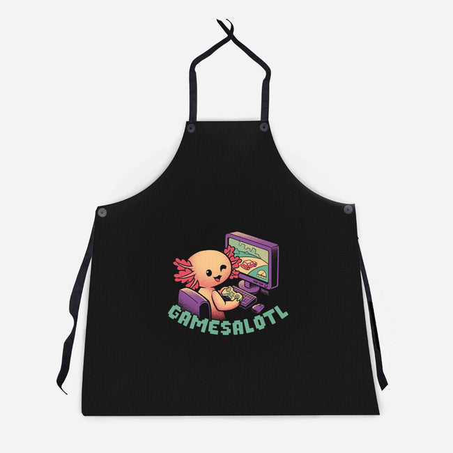 Gamesalotl-Unisex-Kitchen-Apron-worlddominationforcats