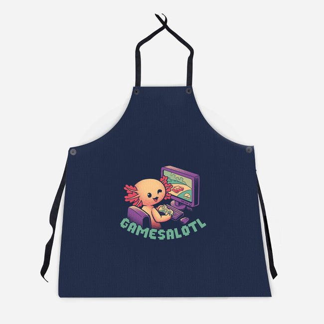 Gamesalotl-Unisex-Kitchen-Apron-worlddominationforcats