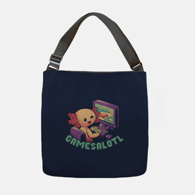 Gamesalotl-None-Adjustable Tote-Bag-worlddominationforcats