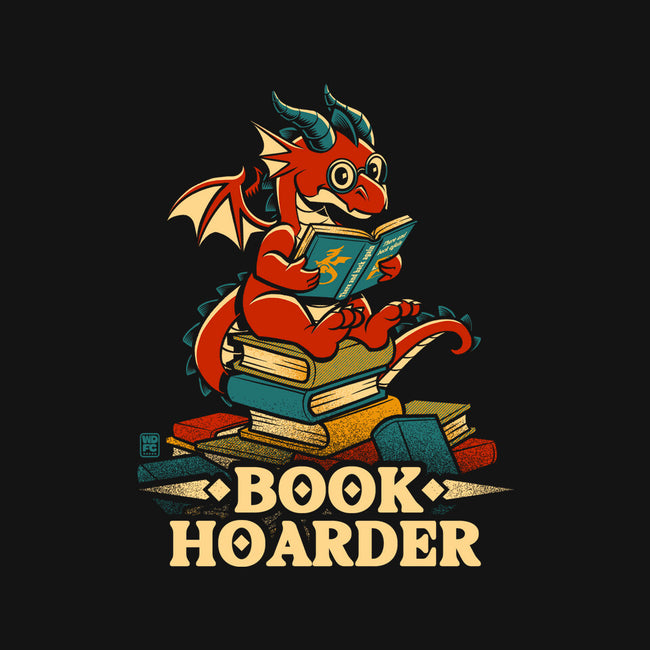 Book Hoarder Dragon-None-Adjustable Tote-Bag-worlddominationforcats