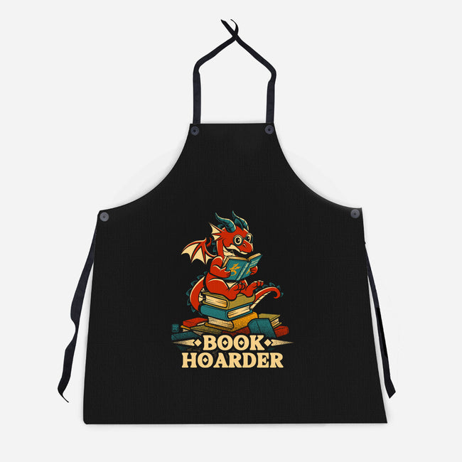 Book Hoarder Dragon-Unisex-Kitchen-Apron-worlddominationforcats