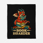 Book Hoarder Dragon-None-Fleece-Blanket-worlddominationforcats
