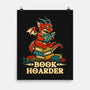 Book Hoarder Dragon-None-Matte-Poster-worlddominationforcats