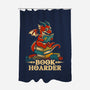 Book Hoarder Dragon-None-Polyester-Shower Curtain-worlddominationforcats