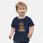 Book Hoarder Dragon-Baby-Basic-Tee-worlddominationforcats