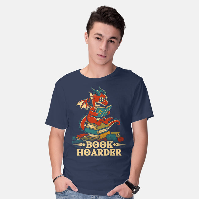 Book Hoarder Dragon-Mens-Basic-Tee-worlddominationforcats