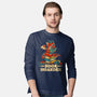 Book Hoarder Dragon-Mens-Long Sleeved-Tee-worlddominationforcats