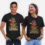 Book Hoarder Dragon-Unisex-Basic-Tee-worlddominationforcats