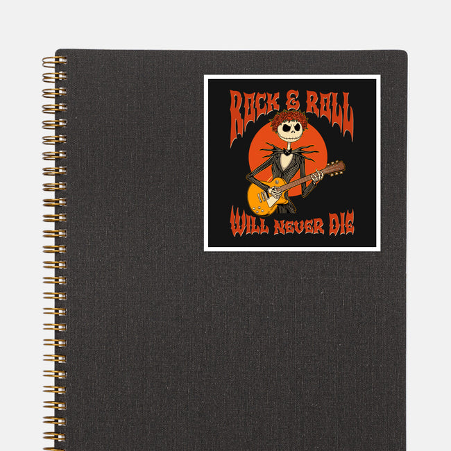 Rock Will Never Die-None-Glossy-Sticker-P1yu5h