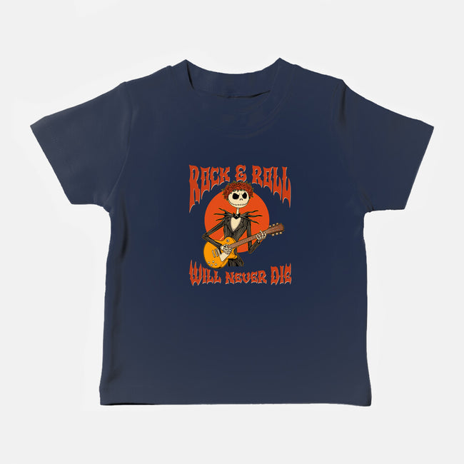 Rock Will Never Die-Baby-Basic-Tee-P1yu5h