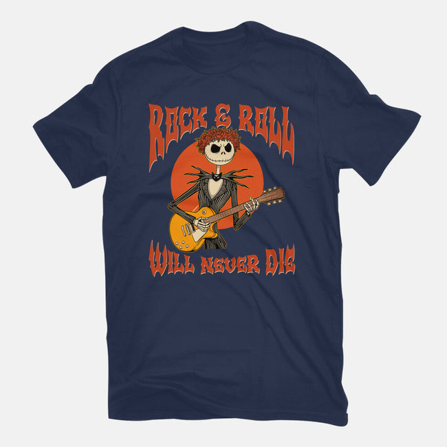 Rock Will Never Die-Mens-Basic-Tee-P1yu5h