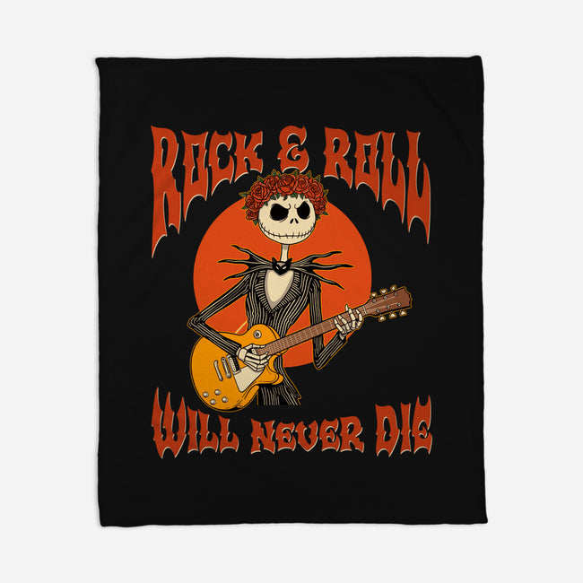 Rock Will Never Die-None-Fleece-Blanket-P1yu5h
