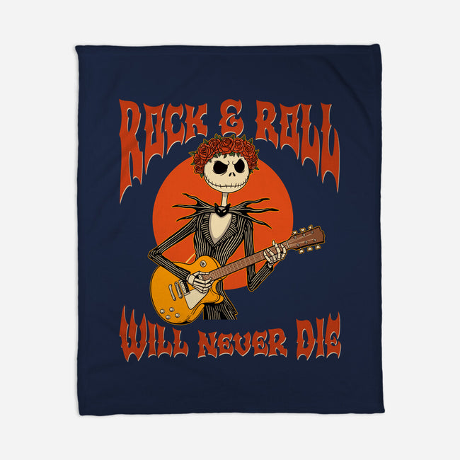 Rock Will Never Die-None-Fleece-Blanket-P1yu5h