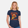 Rock Will Never Die-Womens-Fitted-Tee-P1yu5h