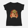 Master Your Mind-Womens-V-Neck-Tee-P1yu5h