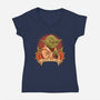 Master Your Mind-Womens-V-Neck-Tee-P1yu5h