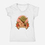 Master Your Mind-Womens-V-Neck-Tee-P1yu5h