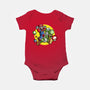 Dino Jockey-Baby-Basic-Onesie-zascanauta