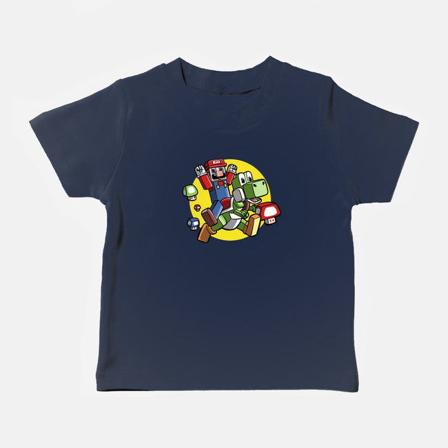 Dino Jockey-Baby-Basic-Tee-zascanauta