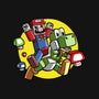 Dino Jockey-None-Stretched-Canvas-zascanauta