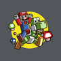 Dino Jockey-Mens-Basic-Tee-zascanauta