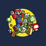 Dino Jockey-Womens-Fitted-Tee-zascanauta