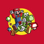 Dino Jockey-Mens-Basic-Tee-zascanauta