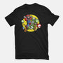 Dino Jockey-Womens-Fitted-Tee-zascanauta