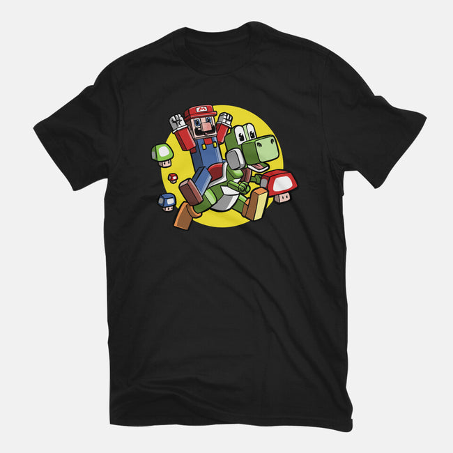 Dino Jockey-Mens-Basic-Tee-zascanauta