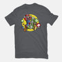 Dino Jockey-Womens-Fitted-Tee-zascanauta
