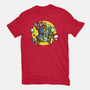 Dino Jockey-Womens-Basic-Tee-zascanauta