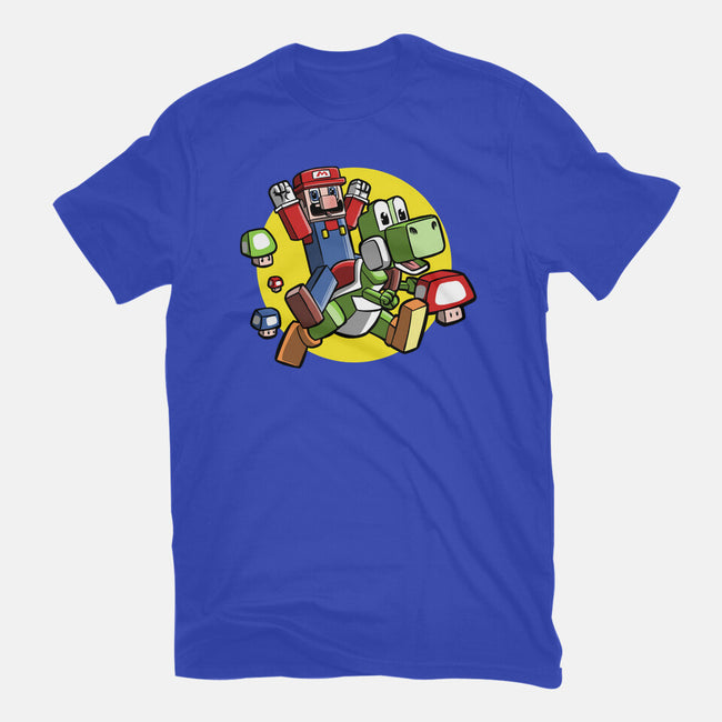 Dino Jockey-Mens-Basic-Tee-zascanauta