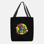Dino Jockey-None-Basic Tote-Bag-zascanauta