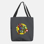 Dino Jockey-None-Basic Tote-Bag-zascanauta