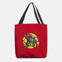 Dino Jockey-None-Basic Tote-Bag-zascanauta