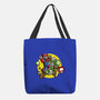 Dino Jockey-None-Basic Tote-Bag-zascanauta