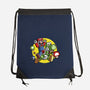 Dino Jockey-None-Drawstring-Bag-zascanauta