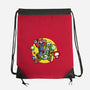Dino Jockey-None-Drawstring-Bag-zascanauta