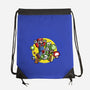 Dino Jockey-None-Drawstring-Bag-zascanauta